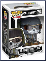 Lt. Simon "Ghost" Riley from Call of Duty - Pop! Vinyl Figures manufactured by Funko [Front]
