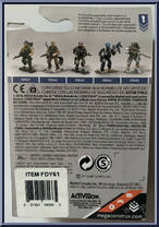 Combat Diver from Call of Duty - Series 1 manufactured by Mega Bloks [Back]