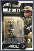 Desert Sniper from Call of Duty - Series 3 manufactured by Mega Bloks [Front]