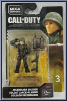 Incendiary Soldier from Call of Duty - Series 3 manufactured by Mega Bloks [Front]
