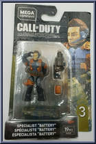 Specialist "Battery" from Call of Duty - Series 3 manufactured by Mega Bloks [Front]