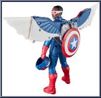 Captain America (Flight Mode) from Captain America - Brave New World - Basic Series manufactured by Hasbro [Loose]