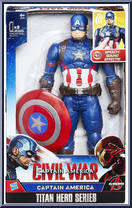 Captain America from Captain America - Civil War - Titan Hero manufactured by Hasbro [Front]
