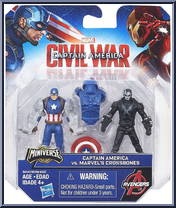 Captain America vs Crossbones from Captain America - Civil War - 2-Pack manufactured by Hasbro [Front]