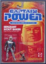 Scout Baker from Captain Power - Series 2 manufactured by Mattel [Front]