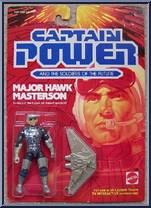 Hawk Masterson from Captain Power - Series 1 manufactured by Mattel [Front]