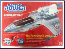 Power Jet XT-7 from Captain Power - Vehicles manufactured by Mattel [Loose]