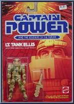 Tank Ellis from Captain Power - Series 1 manufactured by Mattel [Front]