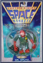 Dr. Splitz from Captain Simian and the Space Monkeys - Basic Series manufactured by Mattel [Front]