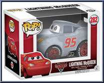 Lightning McQueen (Gray) from Cars - Pop! Vinyl Figures manufactured by Funko [Front]