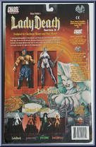 Lady Death (Azure) from Chaos! Comics - Series 2 manufactured by Moore [Back]