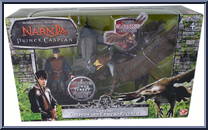 Castle Raid Gryphon and Edmund Pevensie from Chronicles of Narnia - Prince Caspian - Beast Riders manufactured by Jakks Pacific [Front]