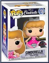 Cinderella (Pink Dress) (Diamond) from Cinderella - Pop! Vinyl Figures manufactured by Funko [Front]