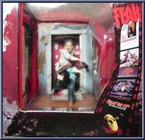 Texas Chainsaw Massacre from Cinema of Fear - Screen Grabs - Series 1 manufactured by Mezco [Side]