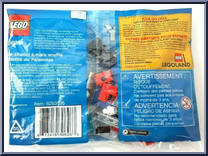 Popcorn Cart from City - Polybags manufactured by Lego [Back]