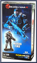 Marcus Fenix (Gears of War 4) from Color Tops - Green manufactured by McFarlane [Back]