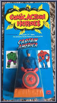 Captain America from Comic Action Heroes - Basic Series manufactured by Mego [Front]