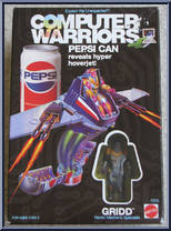 Pepsi Can / Gridd from Computer Warriors - Accessories manufactured by Mattel [Front]