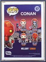 Hellboy Conan from Conan O'Brien - Pop! Vinyl Figures manufactured by Funko [Back]