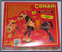 Demon Hunter Battle Stallion from Conan the Adventurer - Basic Series manufactured by Hasbro [Back]