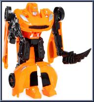 Robot Warrior (Orange) from Converts Robot Warriors - Basic Series manufactured by Unknown [Loose]