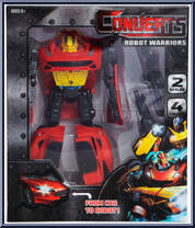 Robot Warrior (Red / Yellow) from Converts Robot Warriors - Basic Series manufactured by Unknown [Front]