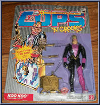 Koo Koo from C.O.P.S. N Crooks - Series 2 - Crooks manufactured by Hasbro [Front]