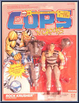 Rock Krusher from C.O.P.S. N Crooks - Series 1 - Crooks manufactured by Hasbro [Front]