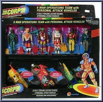 6 Man Operations Team with Personal Attack Vehicles from Corps! - World Force Response Team manufactured by Lanard Toys [Front]
