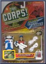 Avalanche from Corps! - Lazer Force manufactured by Lanard Toys [Front]