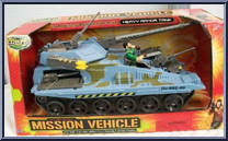Heavy Armor Tank from Corps! - Mission Vehicles manufactured by Lanard Toys [Front]