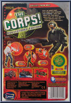 Jones (with Combat Cycle) from Corps! - Basic Series manufactured by Lanard Toys [Back]