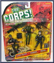 Large Sarge / Hammer / Shark from Corps! - Collector's Edition manufactured by Lanard Toys [Front]