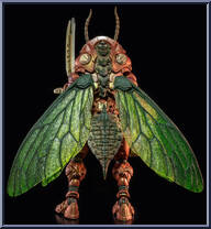 Sphexxian Block Commander from Cosmic Legions - Basic Series manufactured by Four Horsemen [Loose]
