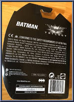 Batman (Blade Gauntlet) from Dark Knight Trilogy - Basic Series manufactured by Mattel [Back]