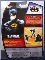 Batman (1989) from DC Comics Multiverse - Basic Series manufactured by Mattel [Back]