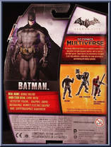 Batman (Arkham City Batsuit) from DC Comics Multiverse - Basic Series manufactured by Mattel [Back]