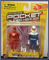 Flash / Captain Cold from DC Comics - Pocket Super Heroes - Series 1 manufactured by DC Direct [Front]