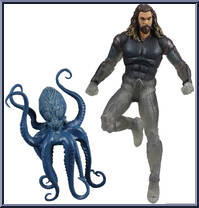 Aquaman (Stealth Suit with Topo) (Gold Label) Action Figure