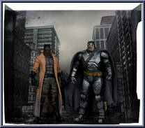 Batman (Knightmare) & Batman (Armor Suit) (Gold Label) from DC Multiverse - Batman v Superman: Dawn of Justice manufactured by McFarlane [Loose]