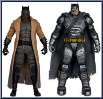 Batman (Knightmare) & Batman (Armor Suit) (Gold Label) from DC Multiverse - Batman v Superman: Dawn of Justice manufactured by McFarlane [Loose]