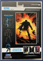 Batman (Dark Nights: Metal) from DC Multiverse - Merciless manufactured by McFarlane [Back]