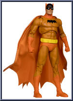 Batman (Orange Suit) (Red Platinum Edition) from DC Multiverse - Basic Series manufactured by McFarlane [Loose]