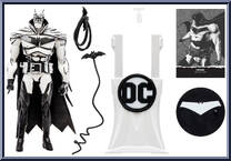 Batman (Sketch Edition) (Gold Label) from DC Multiverse - Batman: White Knight manufactured by McFarlane [Loose]