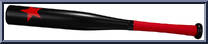 Harley Quinn 30th Anniversary (DC Direct) Red/Black 1:2 Replica Baseball Bat from DC Multiverse - Role Play manufactured by McFarlane [Loose]