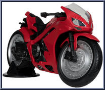 Red Hood's Sportsbike from DC Multiverse - Red Hood: Outlaw manufactured by McFarlane [Loose]