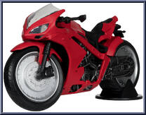 Red Hood's Sportsbike from DC Multiverse - Red Hood: Outlaw manufactured by McFarlane [Loose]
