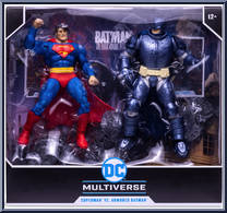 Superman vs. Armored Batman from DC Multiverse - Dark Knight Returns manufactured by McFarlane [Front]