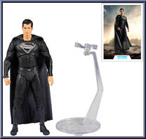 Superman (Black Suit) from DC Multiverse - Justice League manufactured by McFarlane [Loose]