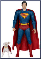 Superman & Krypto (Deluxe Theatrical Edition) from DC Multiverse - Superman Movie manufactured by McFarlane [Loose]